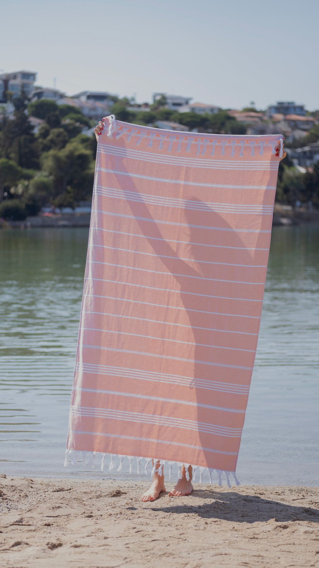 %100 Cotton Pink Turkish Towel