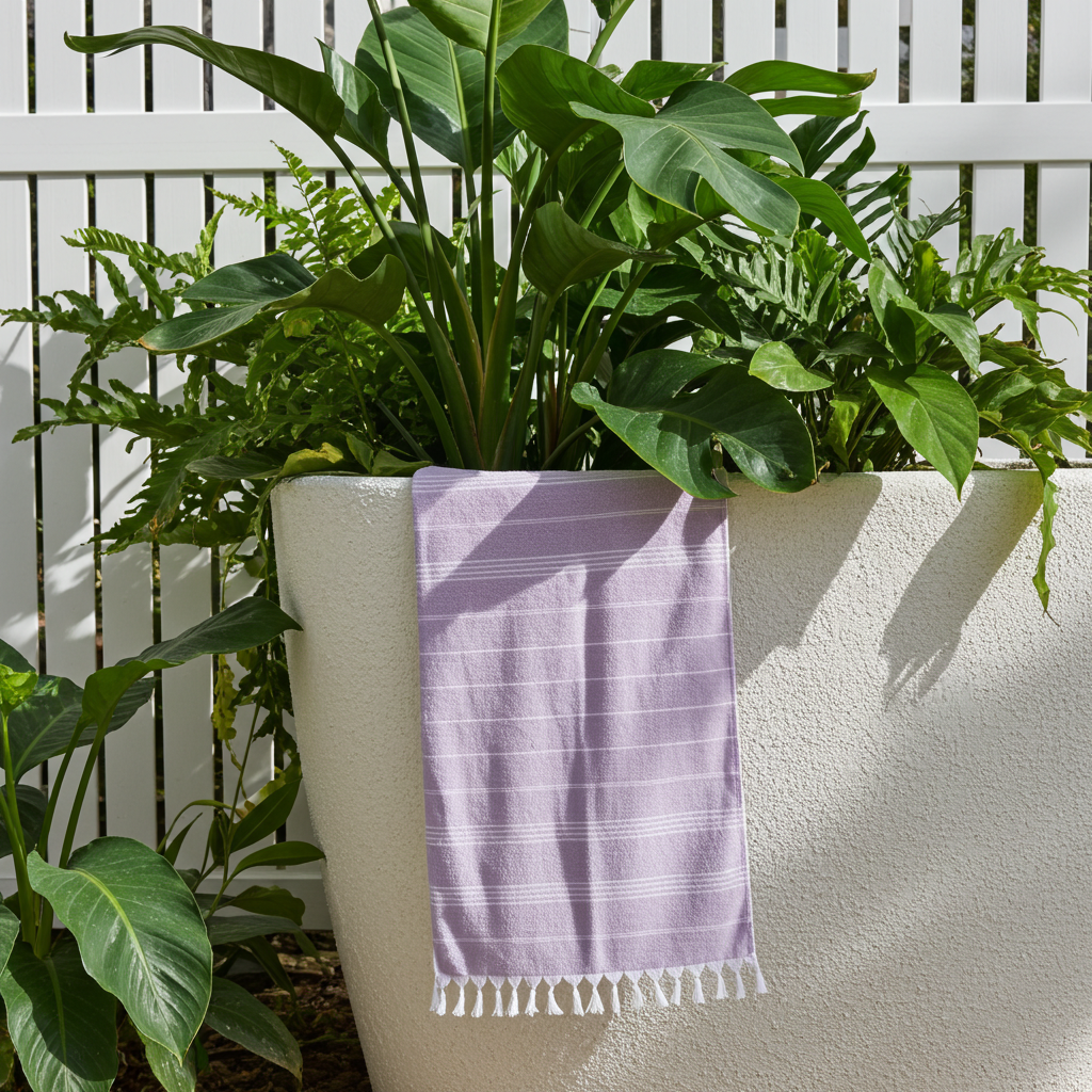 %100 Cotton Purple Turkish Towel