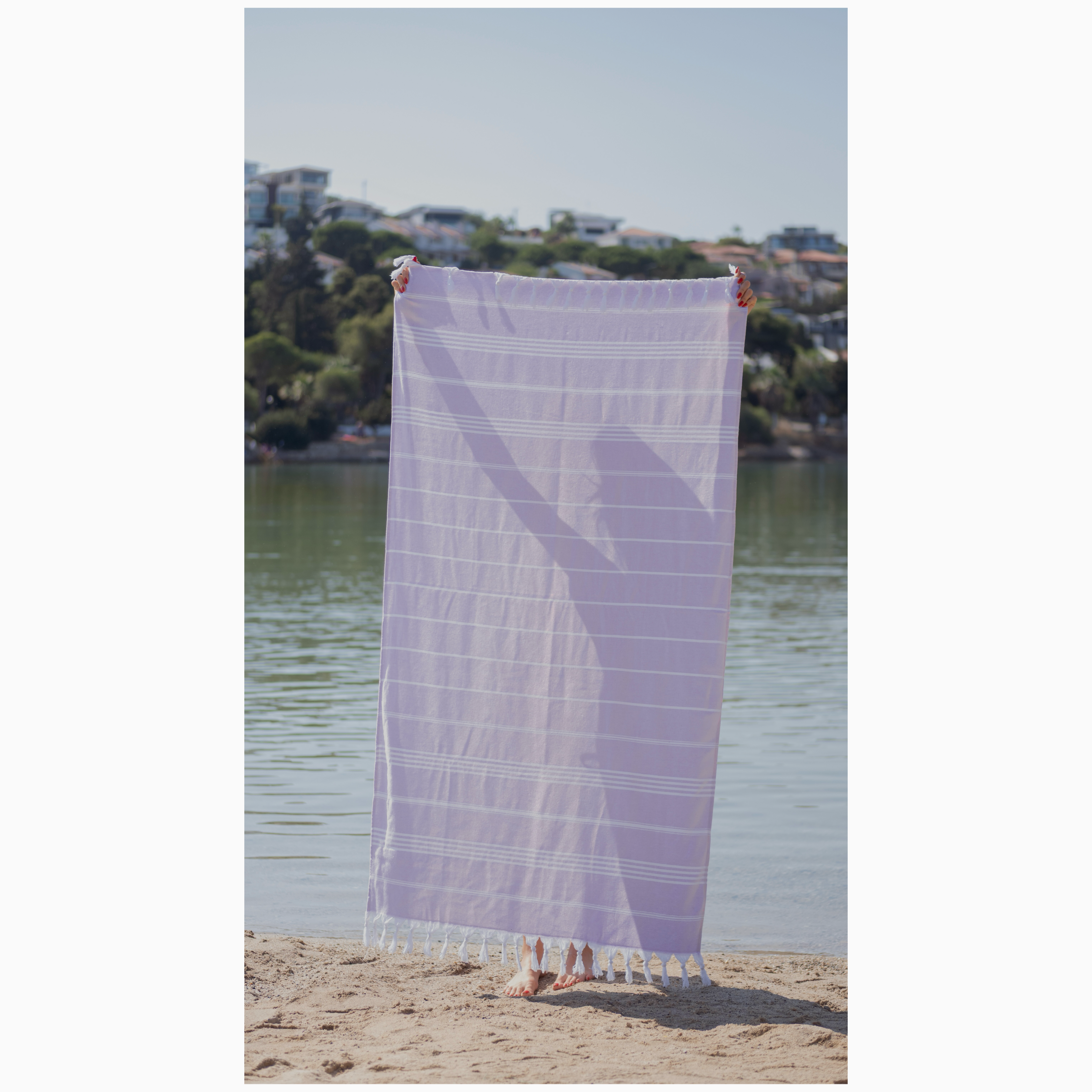 %100 Cotton Purple Turkish Towel