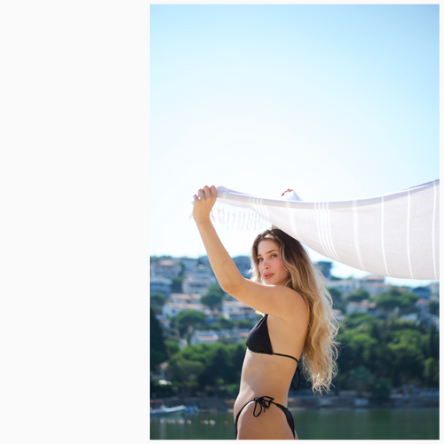 %100 Cotton Light Gray Turkish Towel